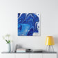 "Aqua Stream" - Canvas