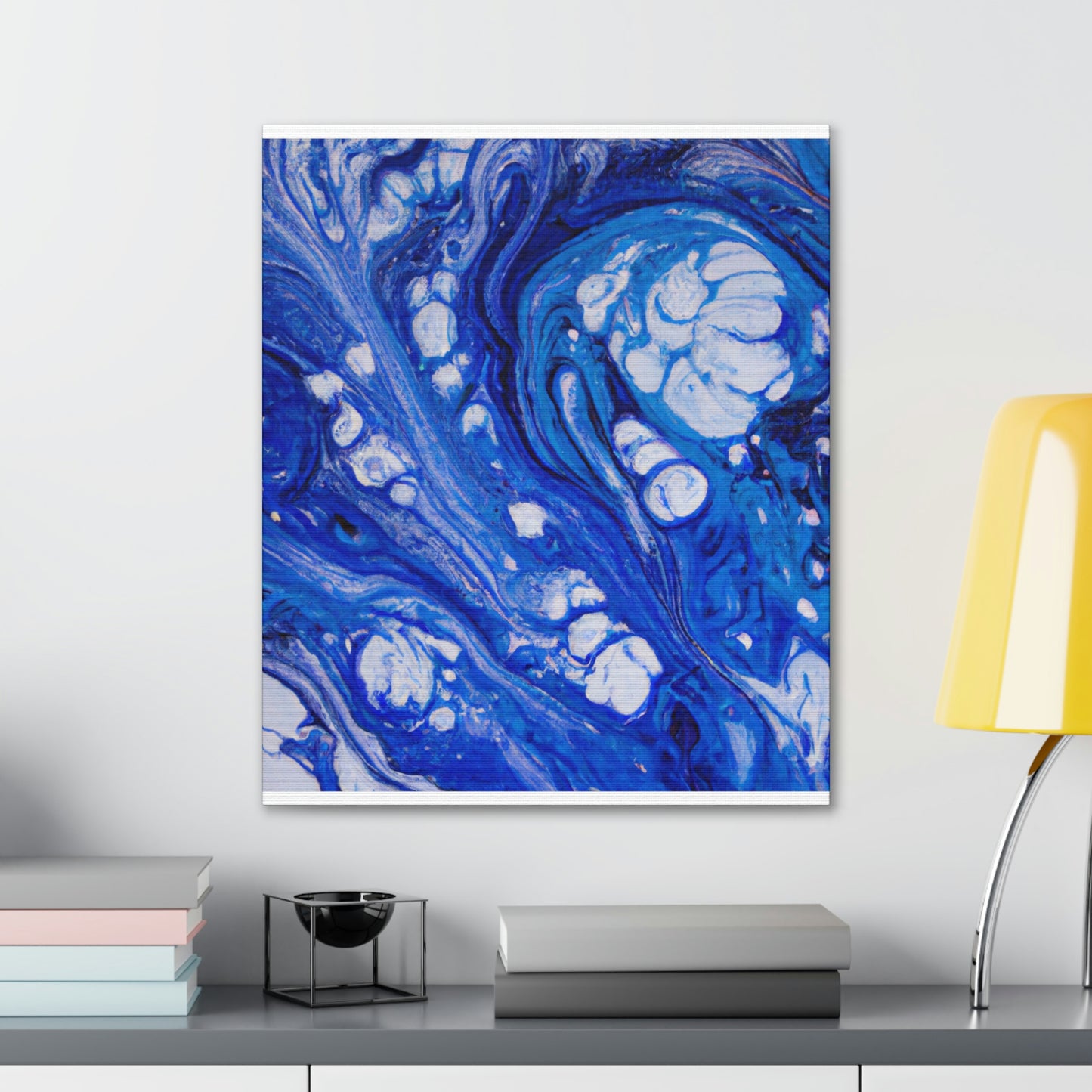 Blue Oasis. - Canvas