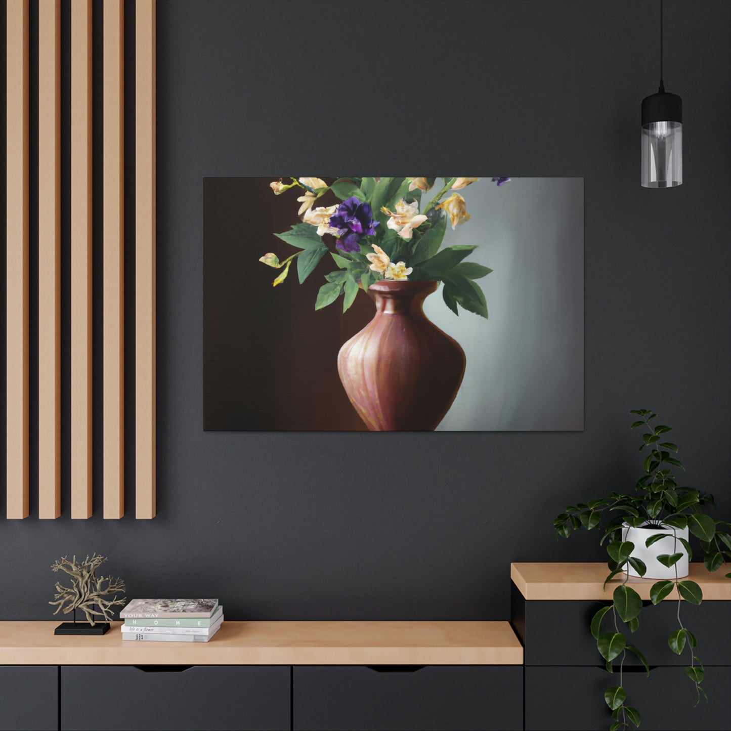 "Intricate Floral Weave." - Canvas