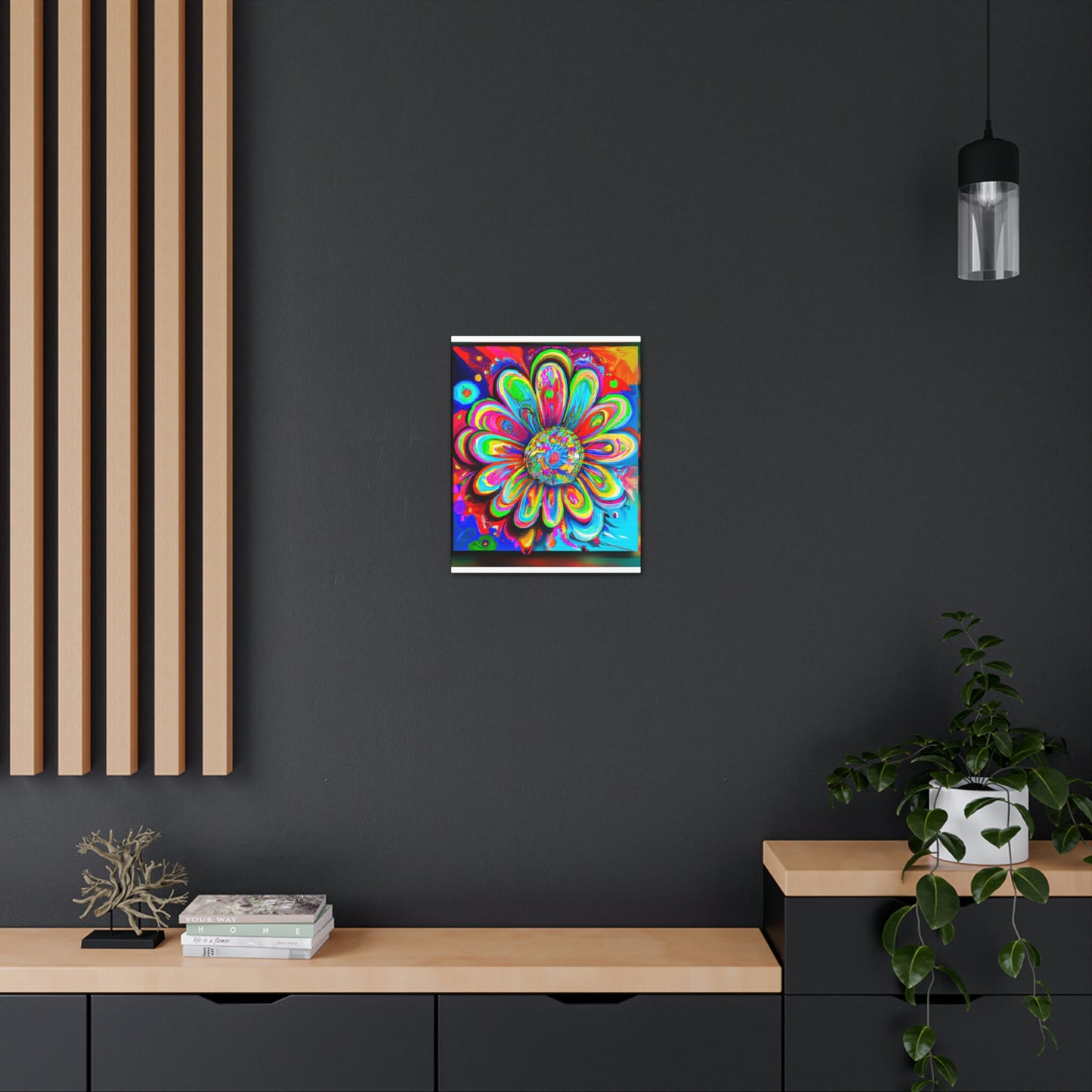 Vivid Bloom. - Canvas