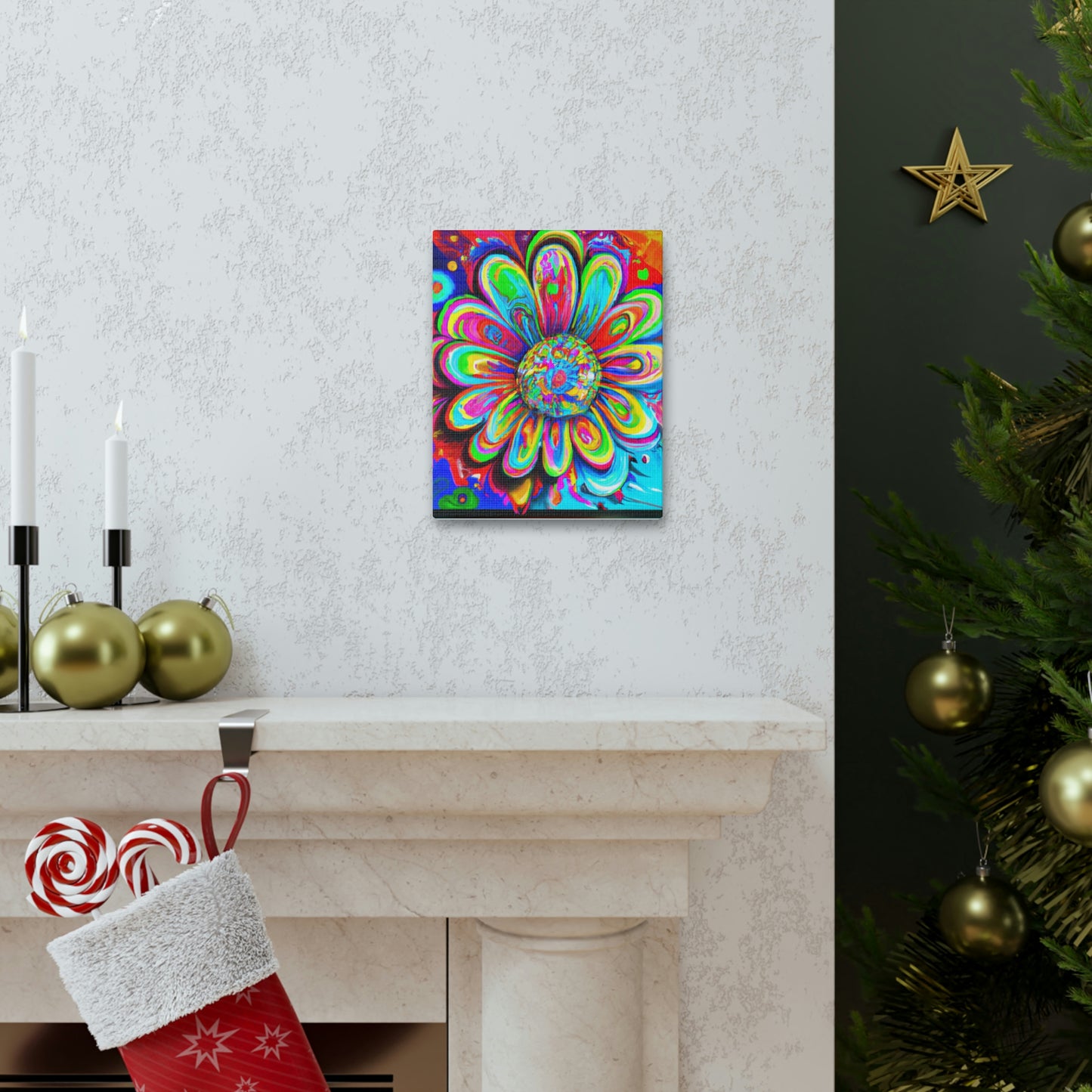 Vivid Bloom. - Canvas