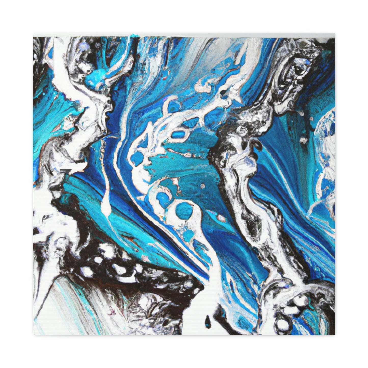 Blue Splendor. - Canvas