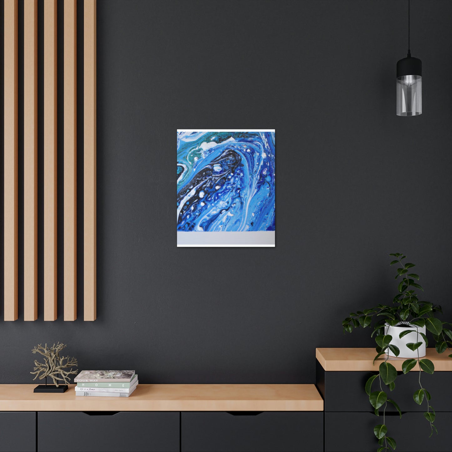 "Aqua Bliss" - Canvas