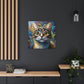 Rainbow Whiskers. - Canvas