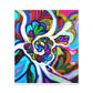Psychedelic Bloom. - Canvas