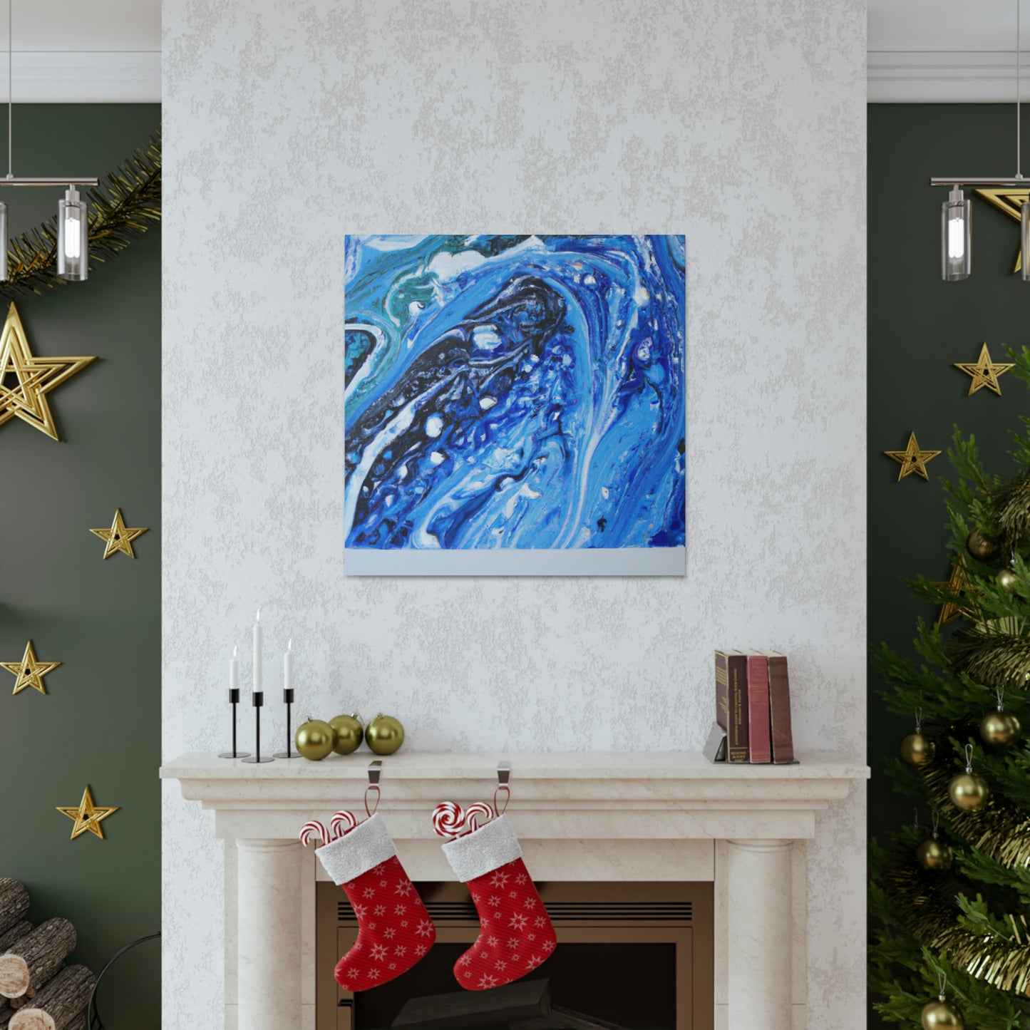 "Aqua Bliss" - Canvas