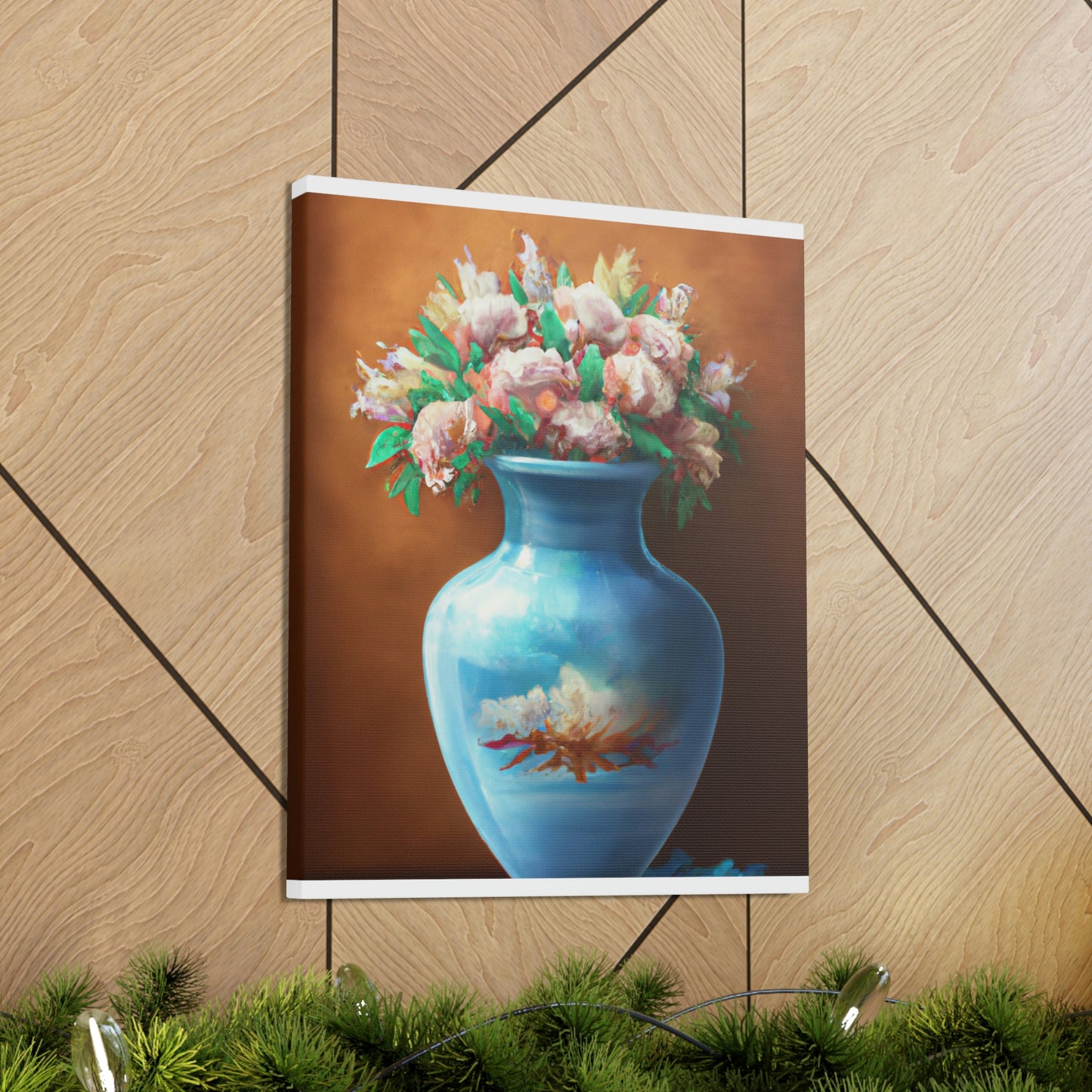 Floral Embellishment. - Canvas