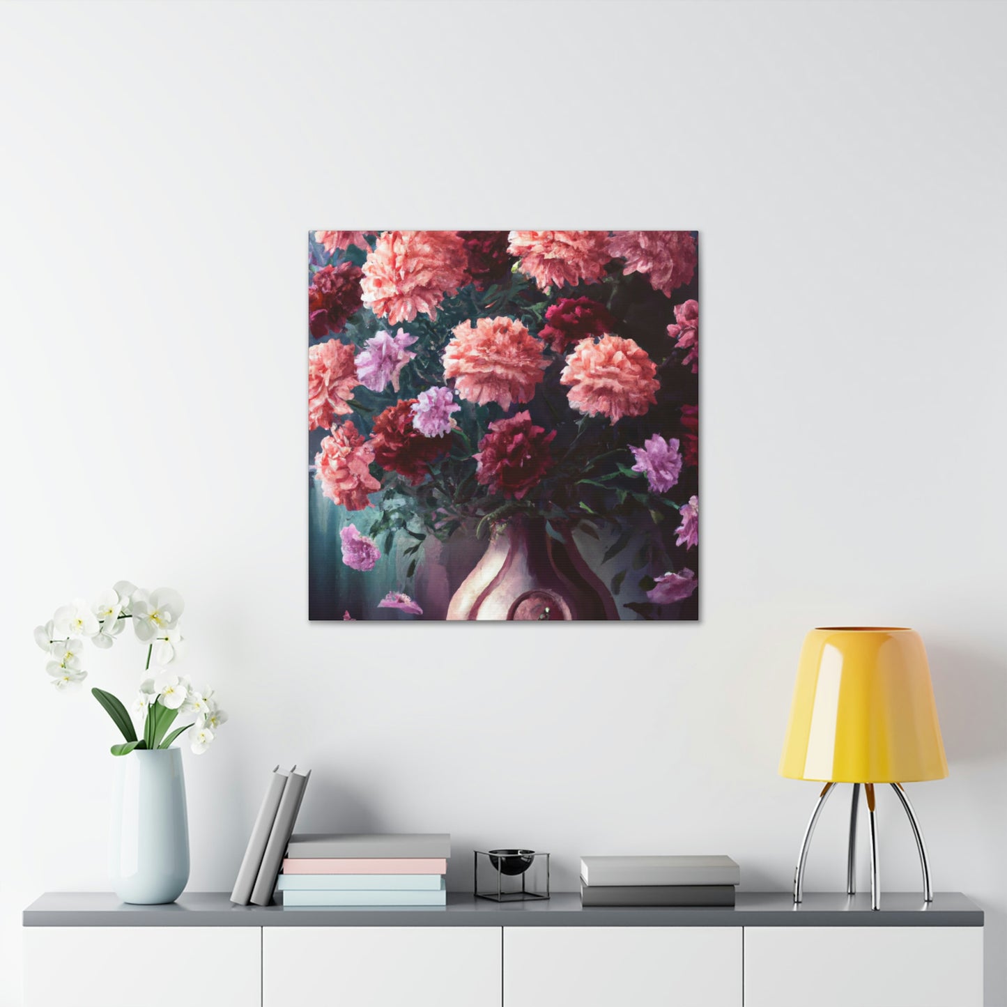 "Flower Vase Bliss." - Canvas