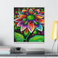 Vibrant Bloom. - Canvas