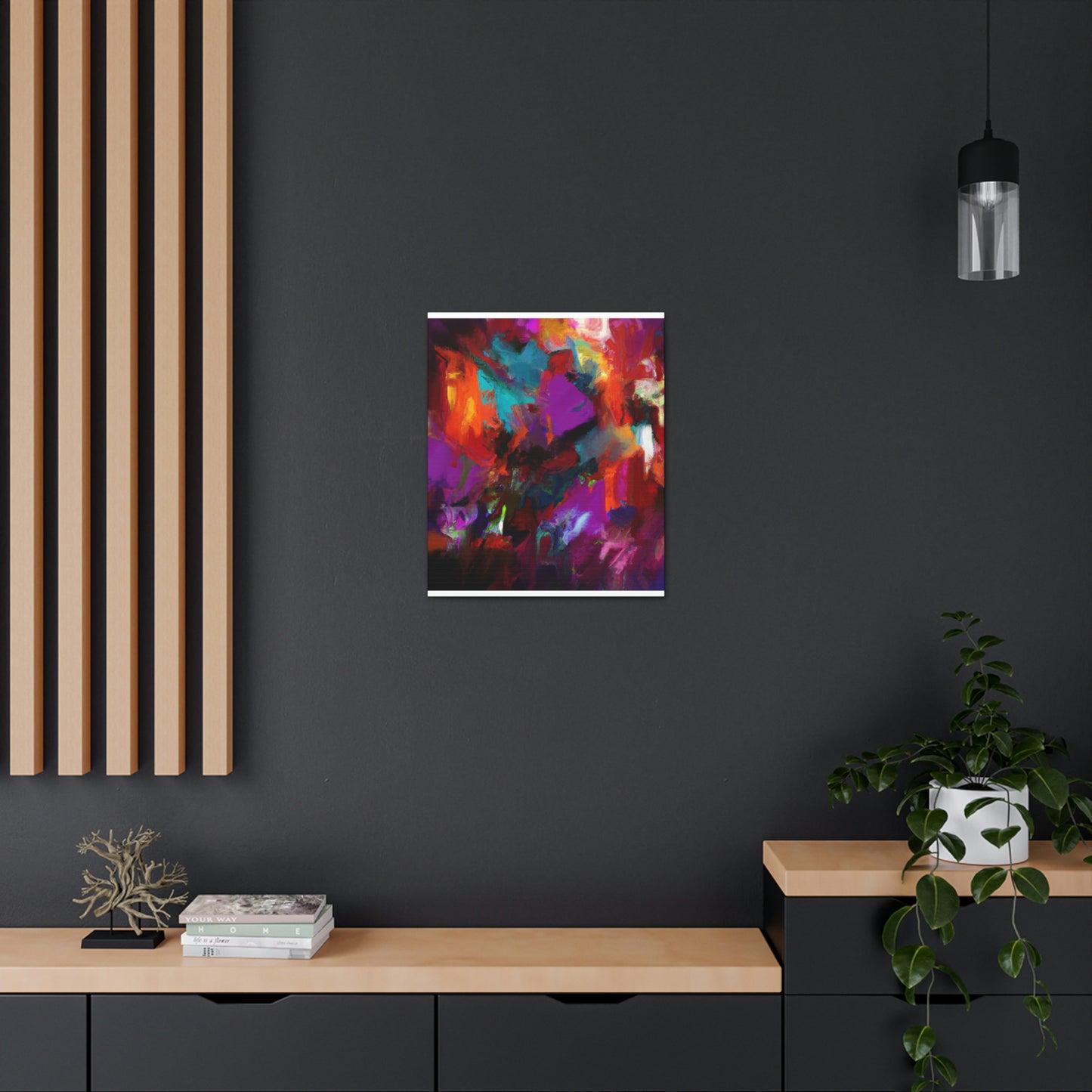 "Color Cascade" - Canvas