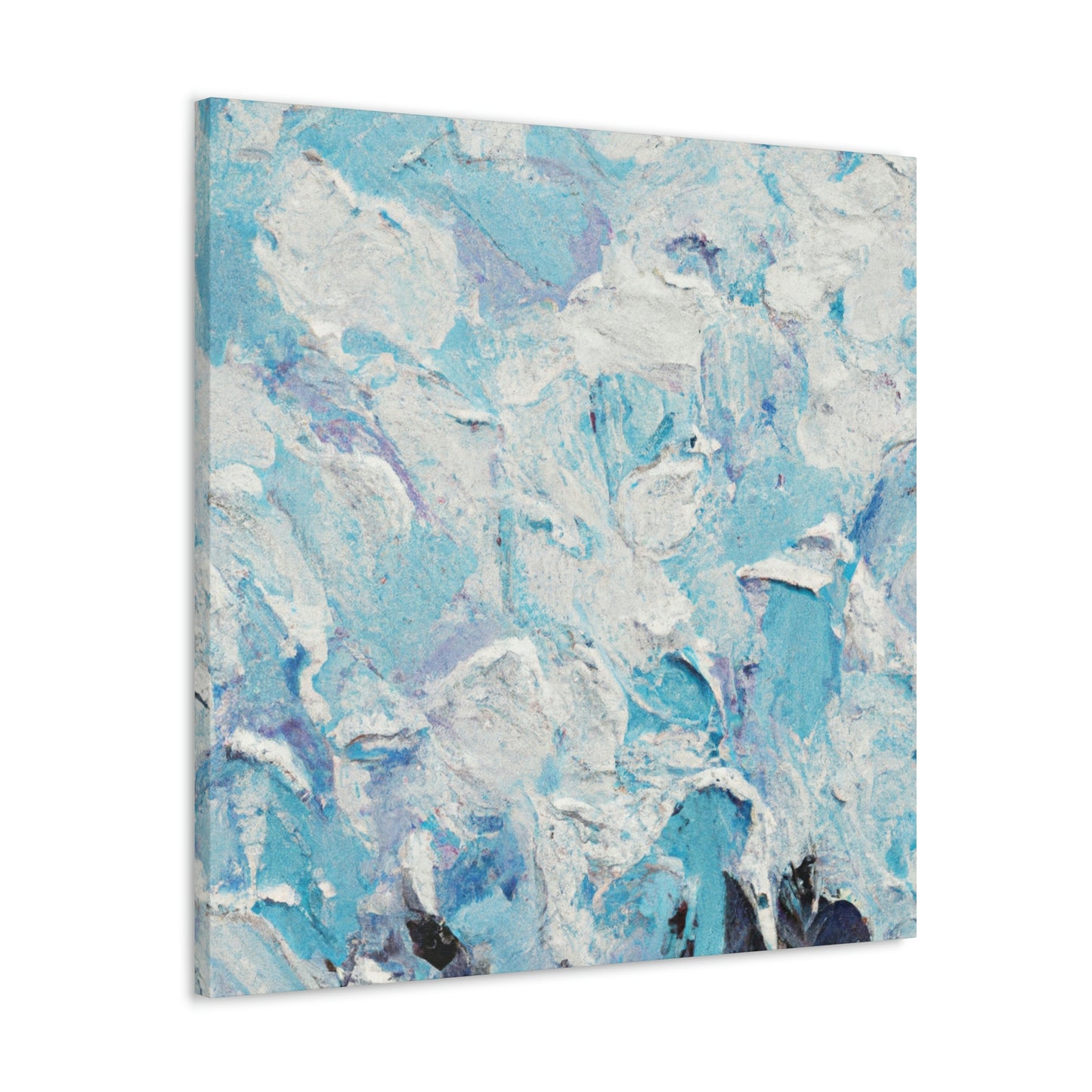 "Aqua Lace" - Canvas