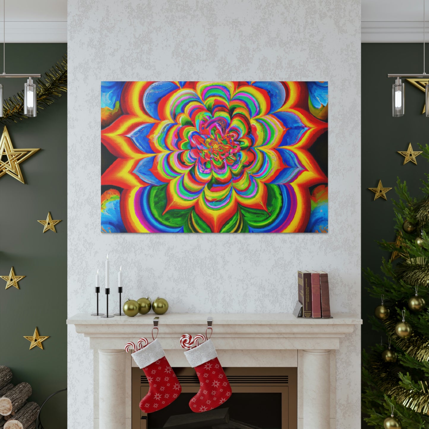"Vibrant Blooms" - Canvas