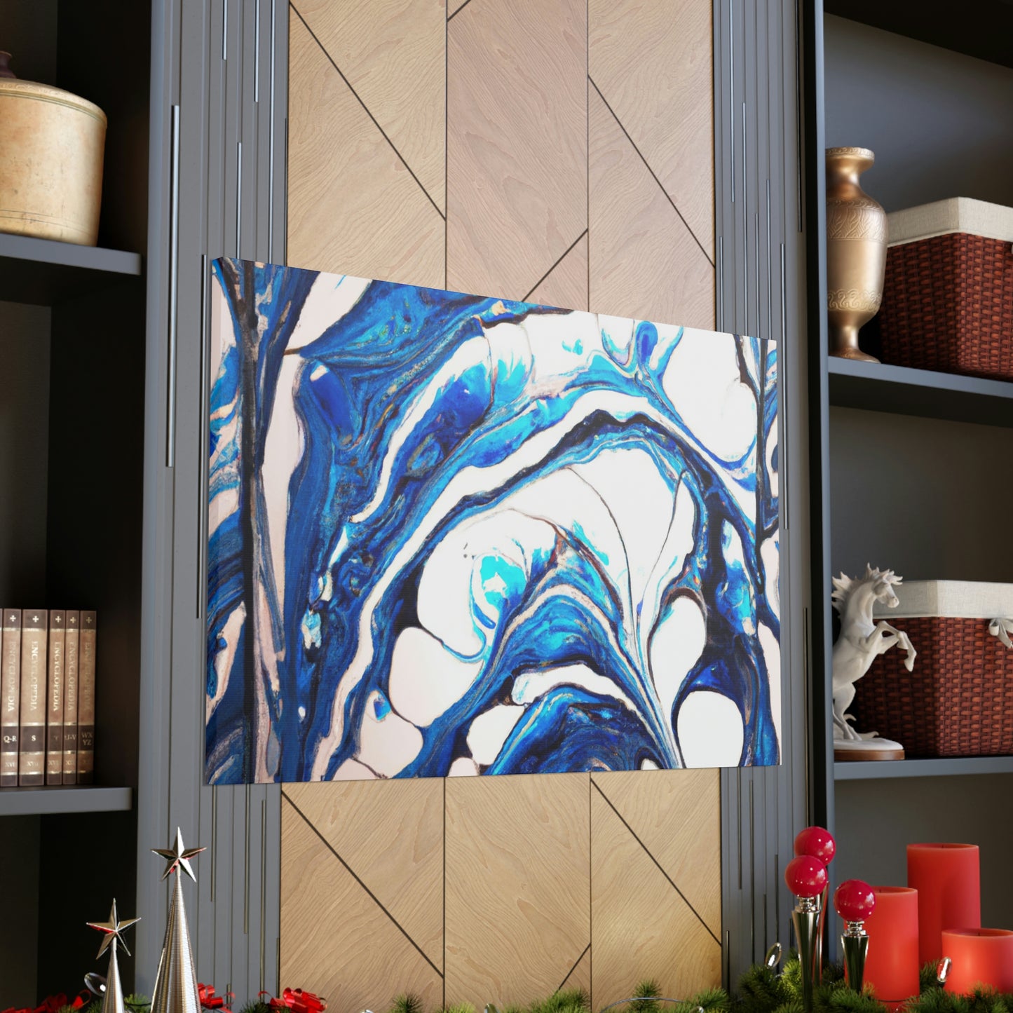 Aqua Splendor. - Canvas