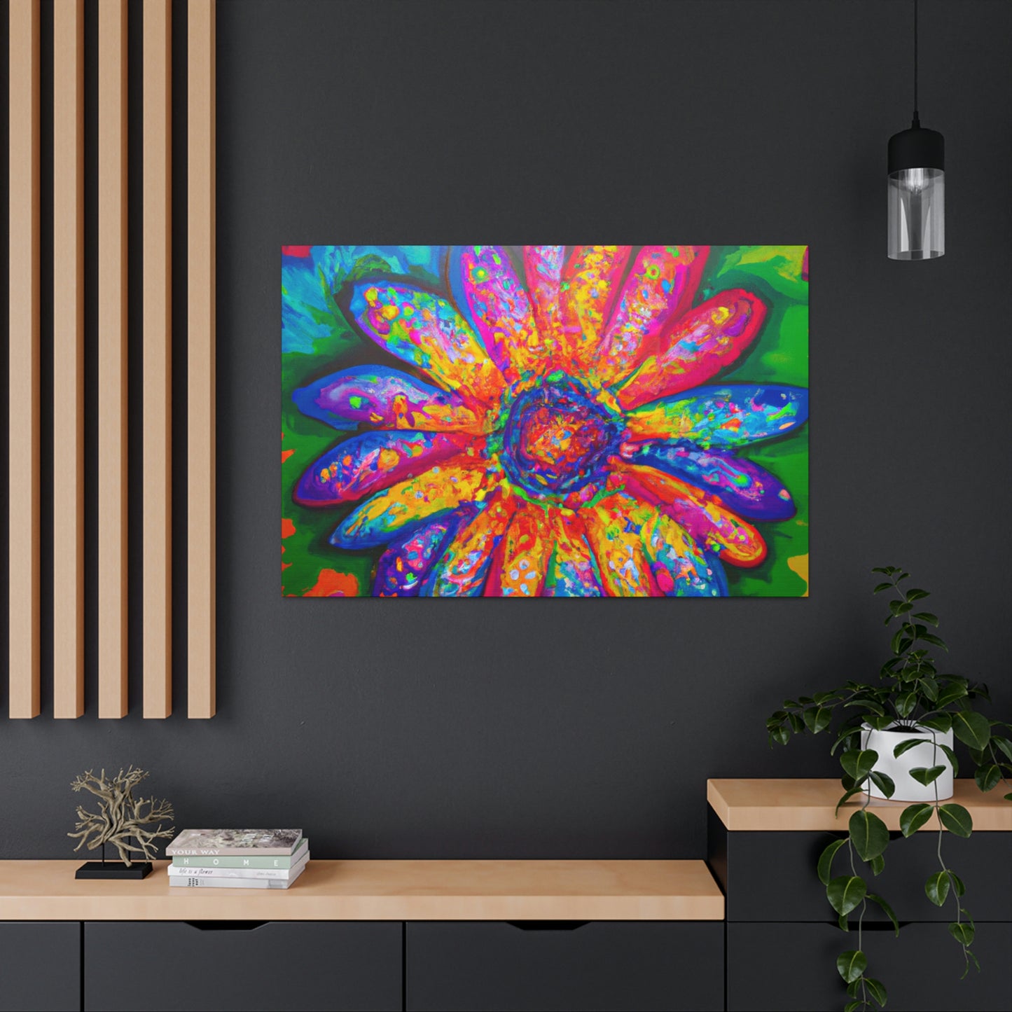 Vivid Blooms. - Canvas