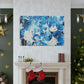 Blue Intricate Tiles - Canvas