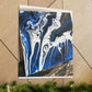 Blue Brilliance. - Canvas