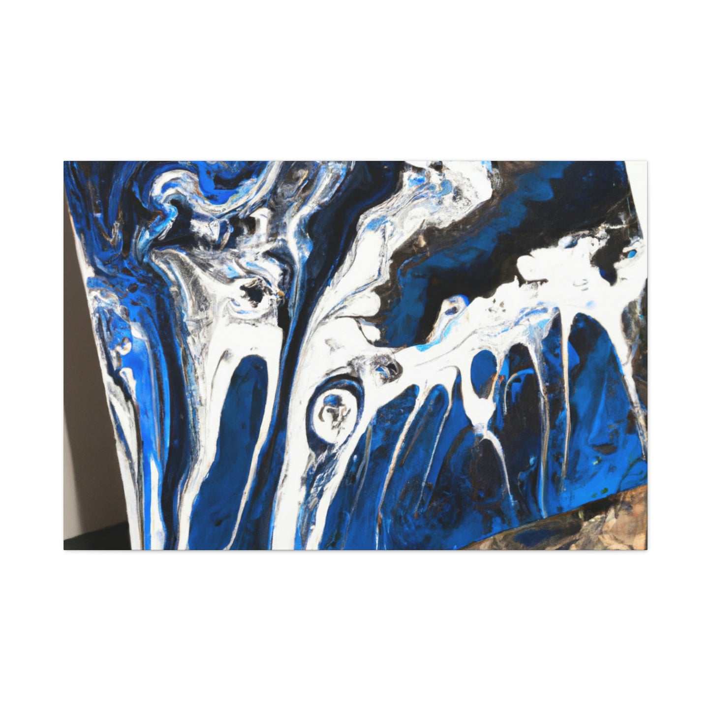 Blue Brilliance. - Canvas