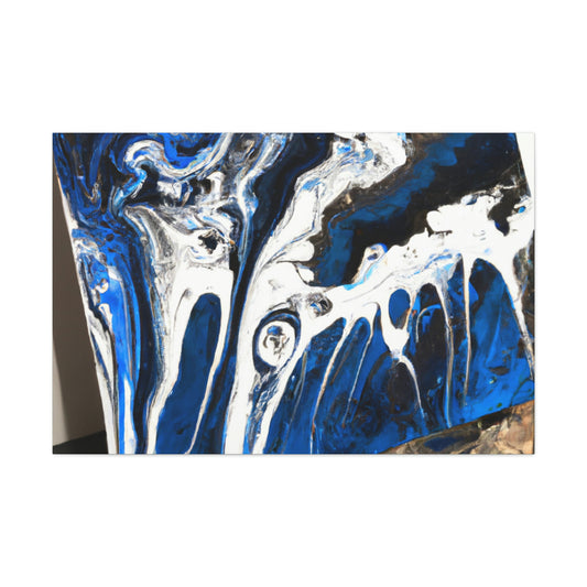 Blue Brilliance. - Canvas