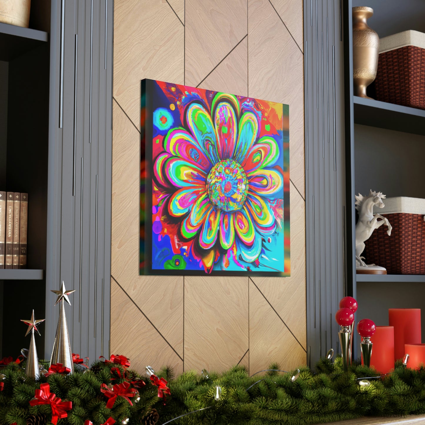 Vivid Bloom. - Canvas