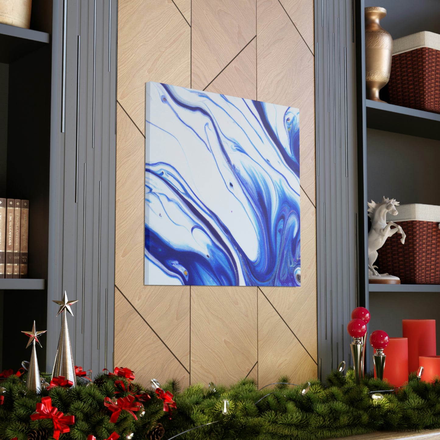 Aqua Sky. - Canvas