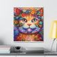 Feline Floral - Canvas