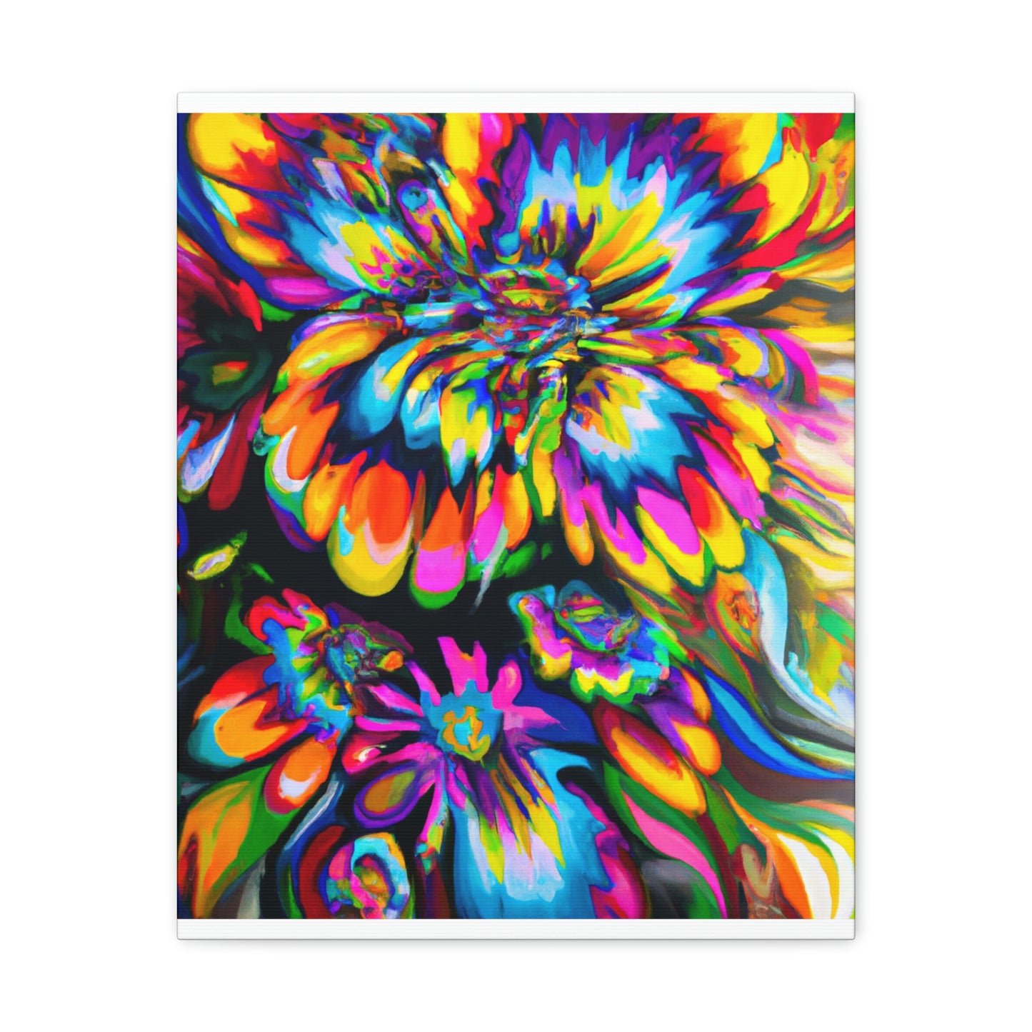 Joyful Bloom. - Canvas