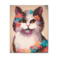 Kitty Blooms - Canvas