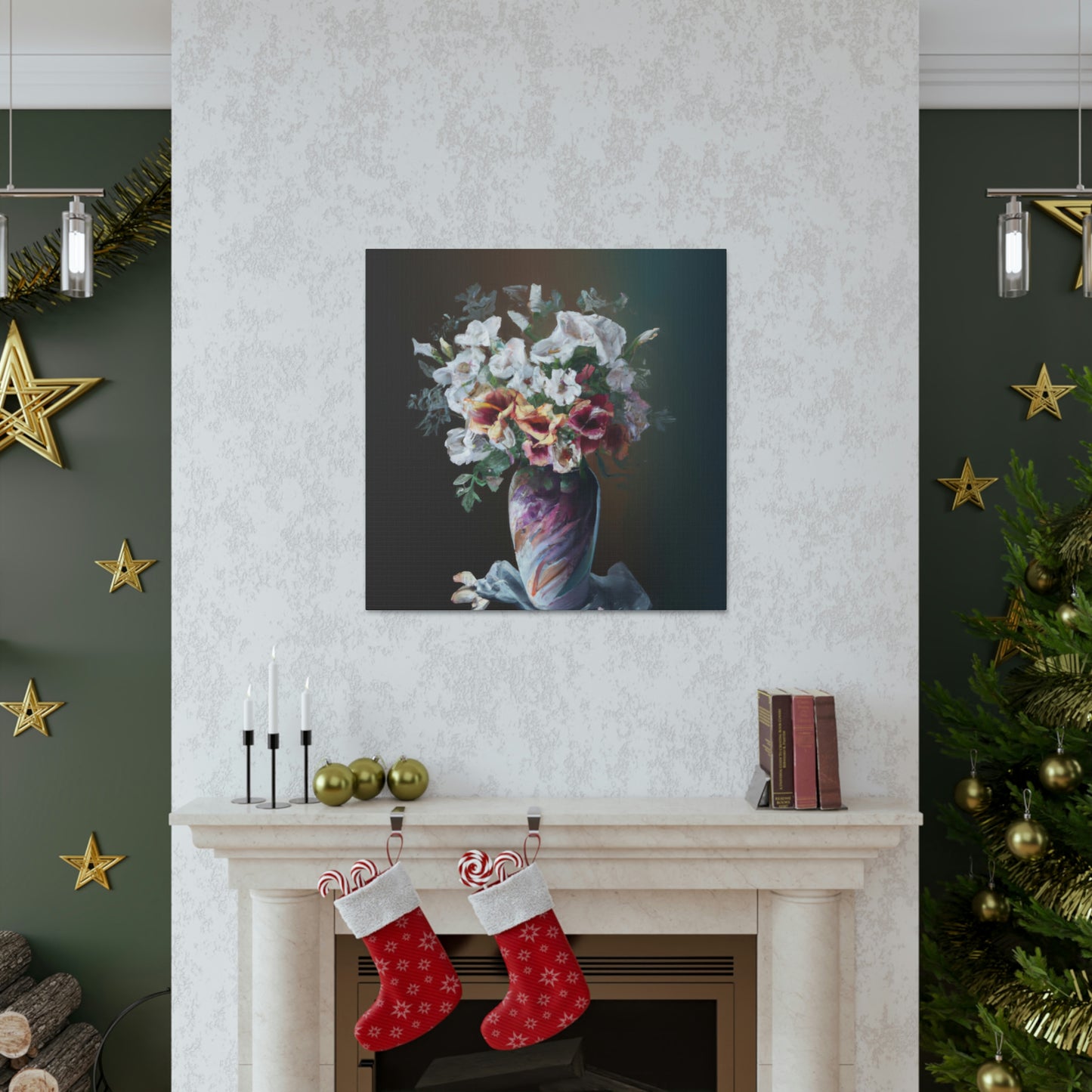Floral Finesse Dreaming - Canvas