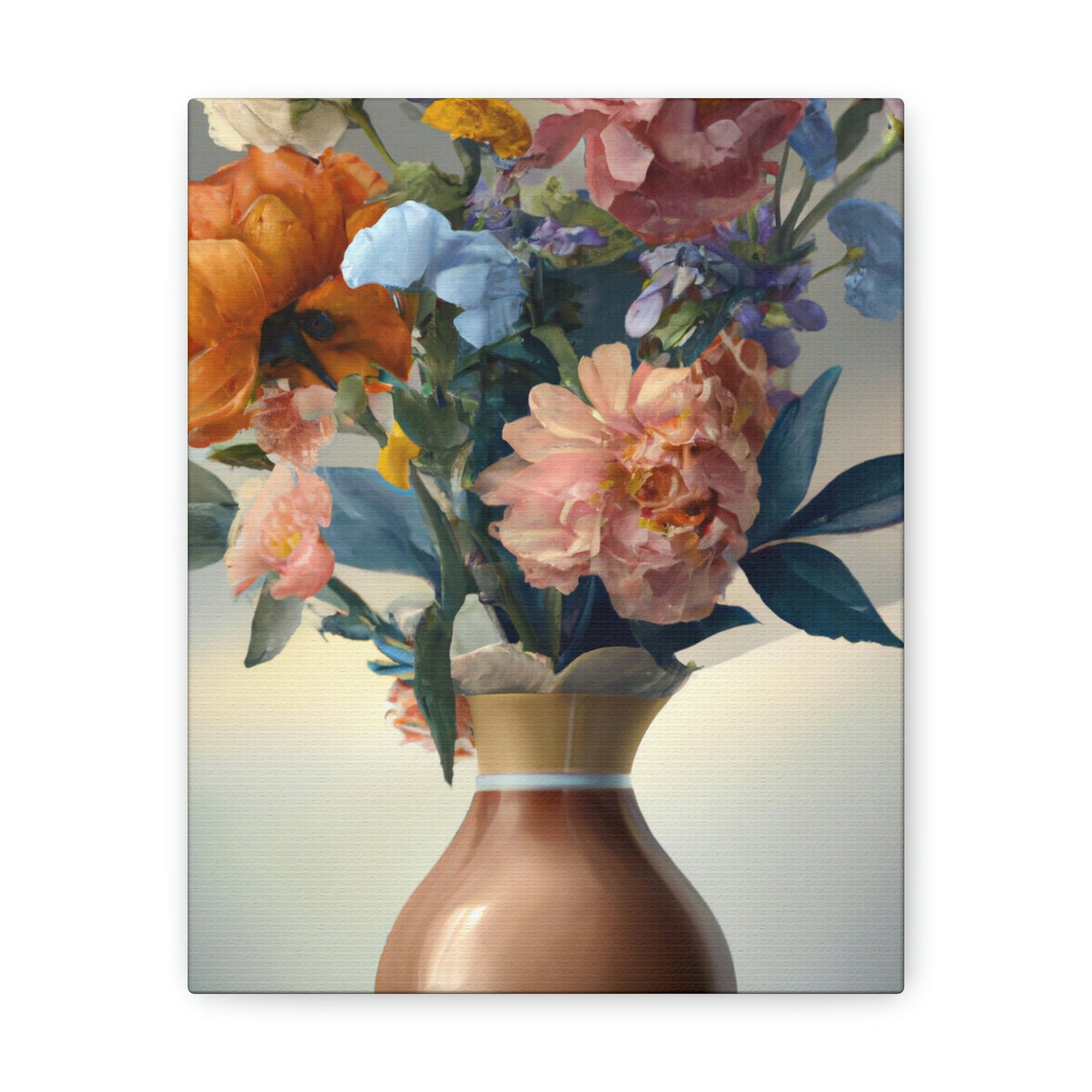 Blooming Floral Splendor. - Canvas