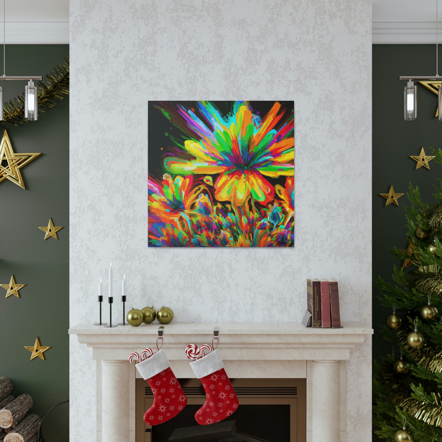 Vivid Bloom. - Canvas