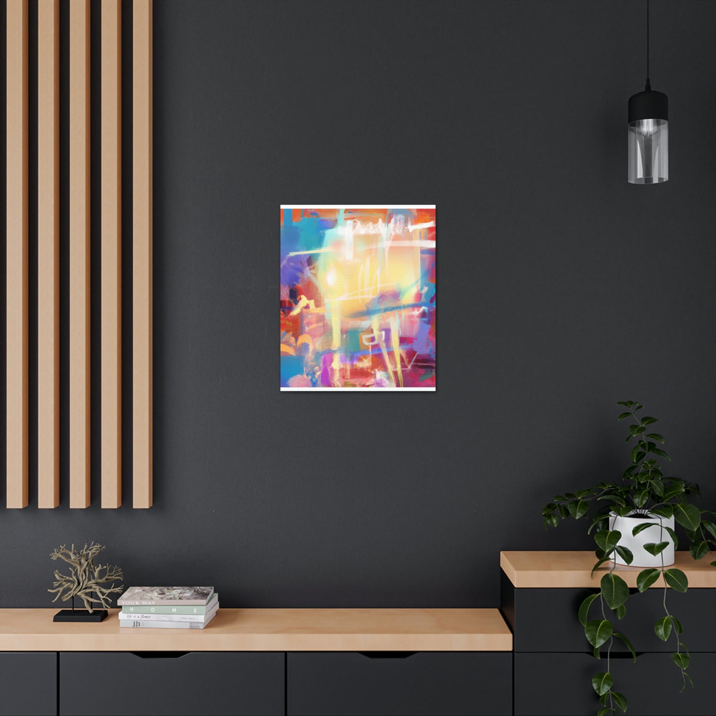 Cosmic Bloom. - Canvas
