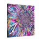 Psychedelic Bloom. - Canvas