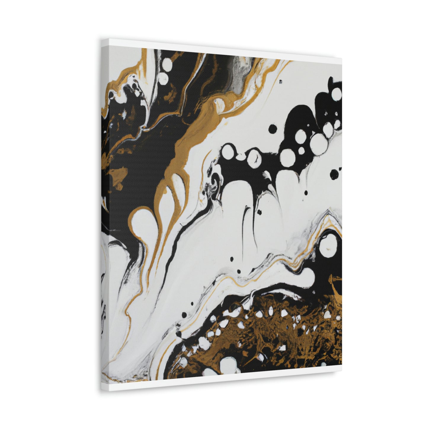 Mystic Gold Wave. - Canvas