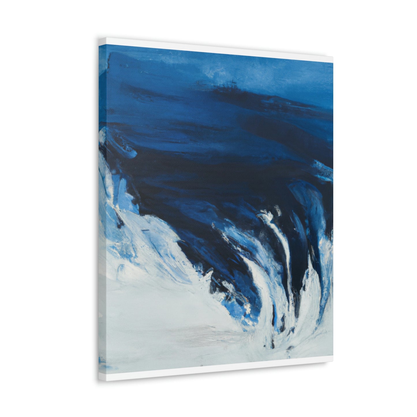 Blue Intricate Flux. - Canvas