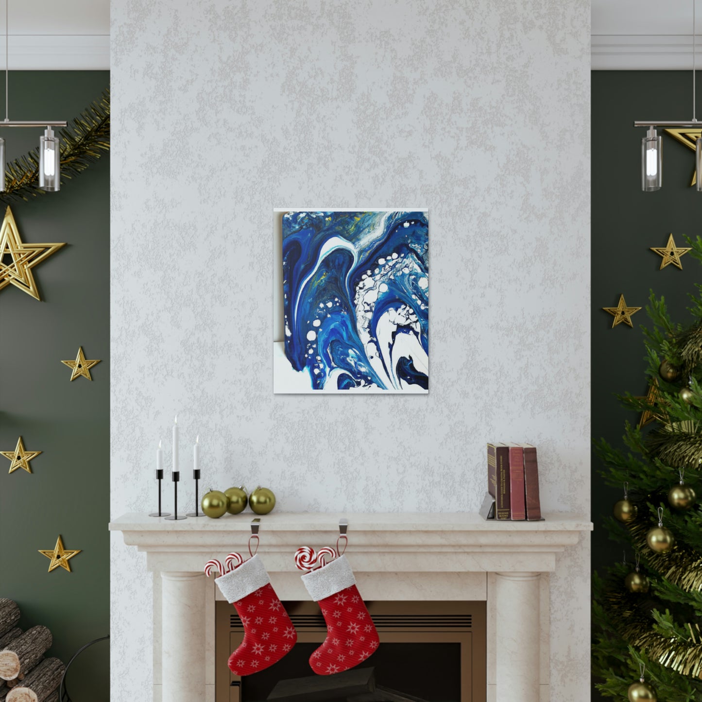 Aqua Drift - Canvas
