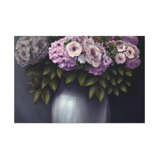 "Floral Perfection Detail" - Canvas