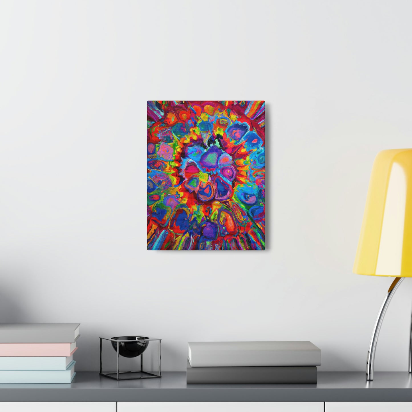 Trippy Floral. - Canvas
