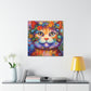 Feline Floral - Canvas