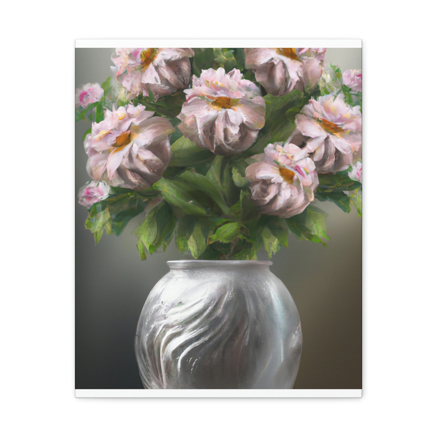 Vase Bouquet Bloom - Canvas