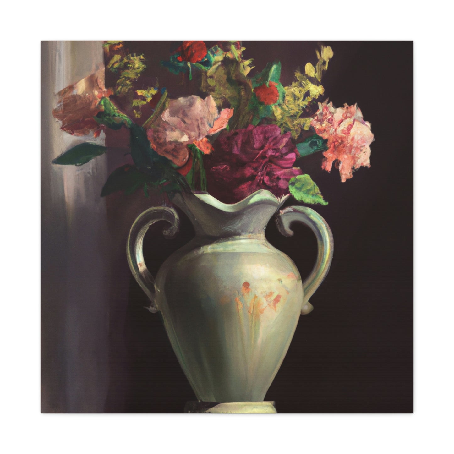 Vase Petal Splendor - Canvas
