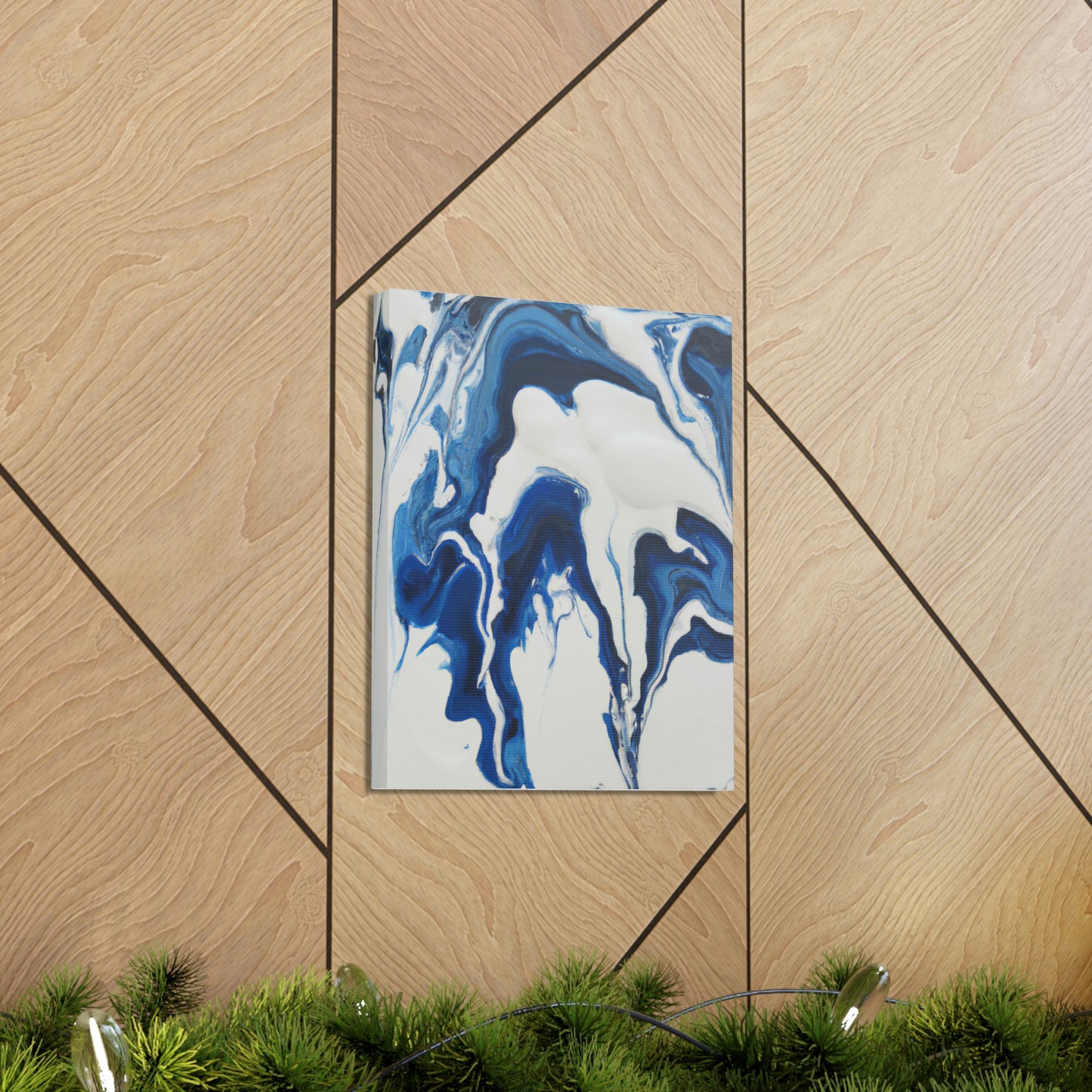 Blue Flux. - Canvas