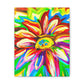 Vivid Floral Vibe. - Canvas