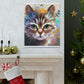 Feline Floral. - Canvas