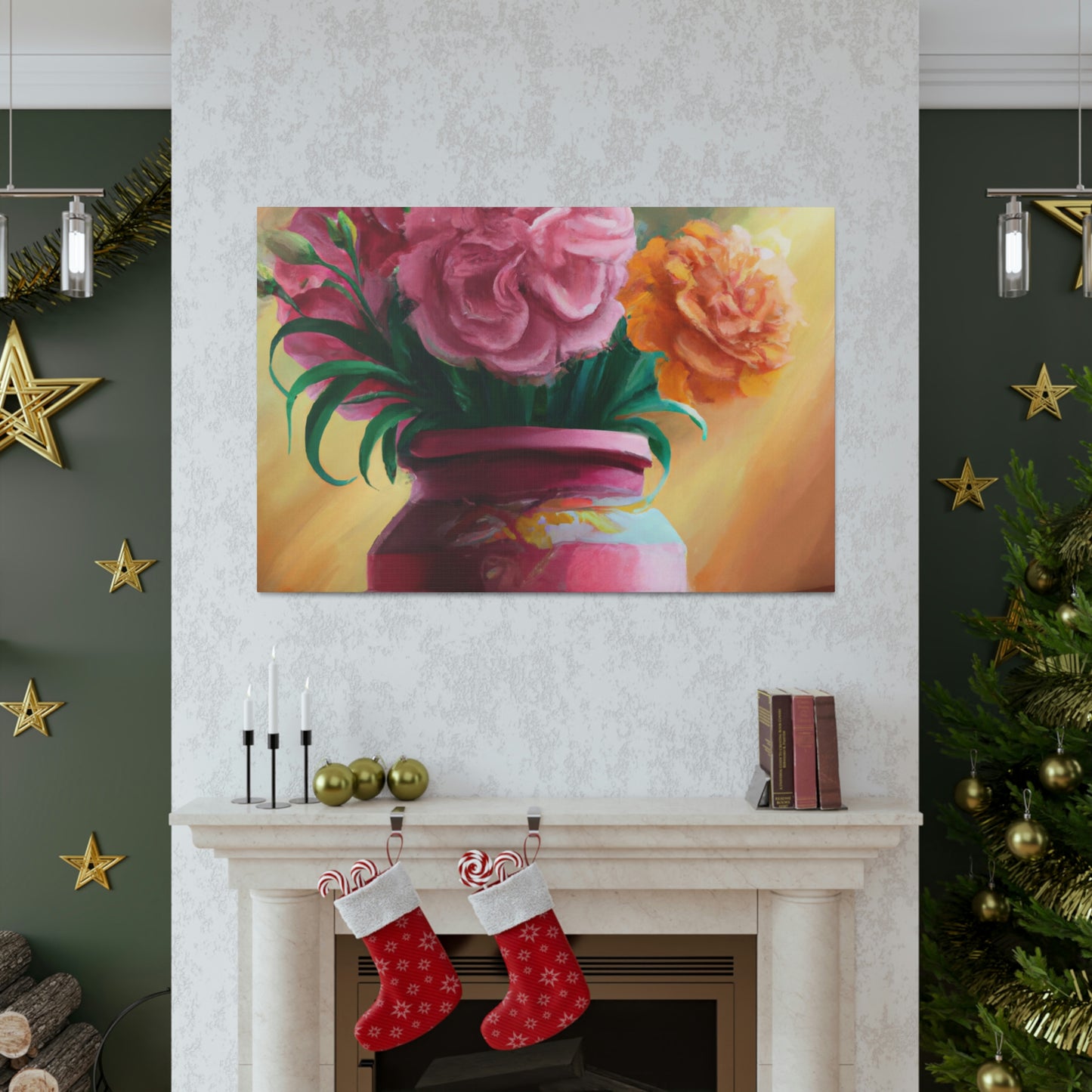 Vase Blossom Bliss - Canvas