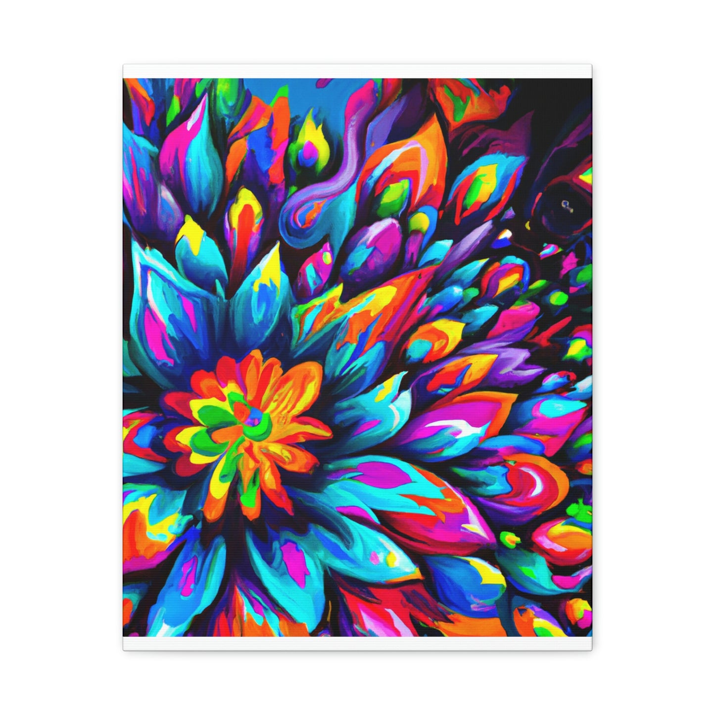 "Psychedelic Bloom" - Canvas