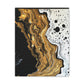 Midnight Gold Glitter - Canvas