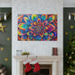 Psychedelic Bloom. - Canvas