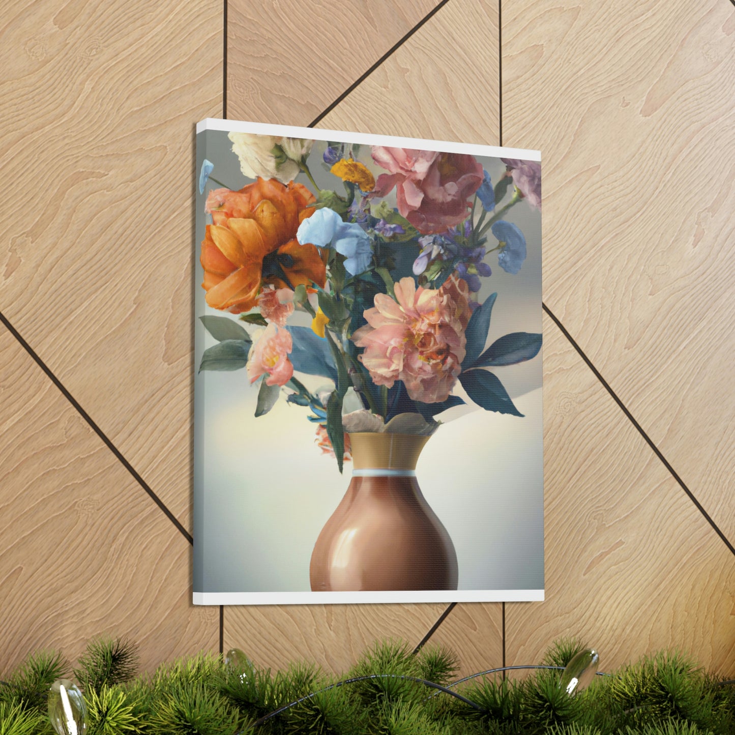 Blooming Floral Splendor. - Canvas