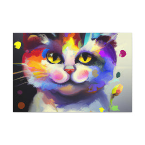 "Fur Florals" - Canvas