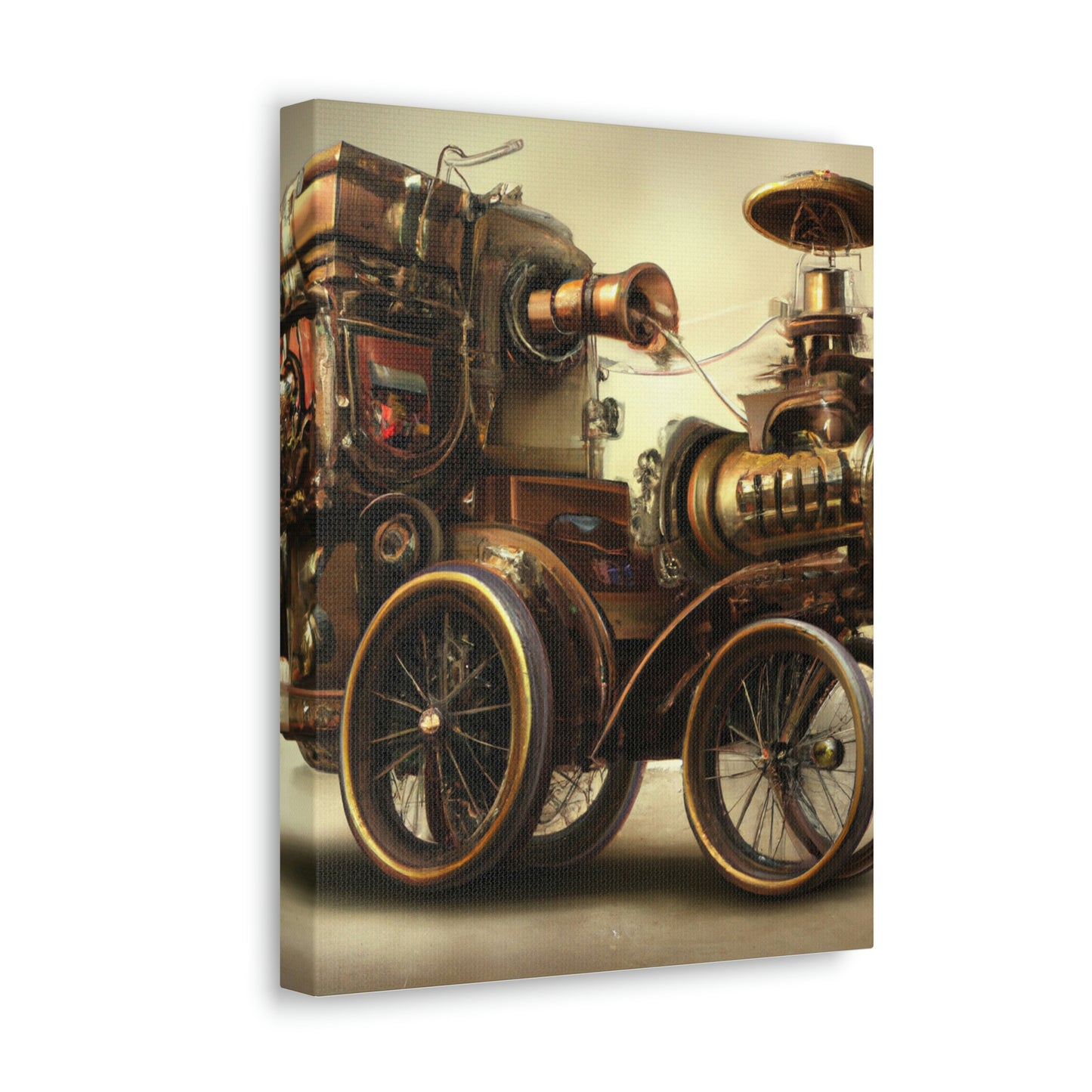 Steampunk Motor. - Canvas